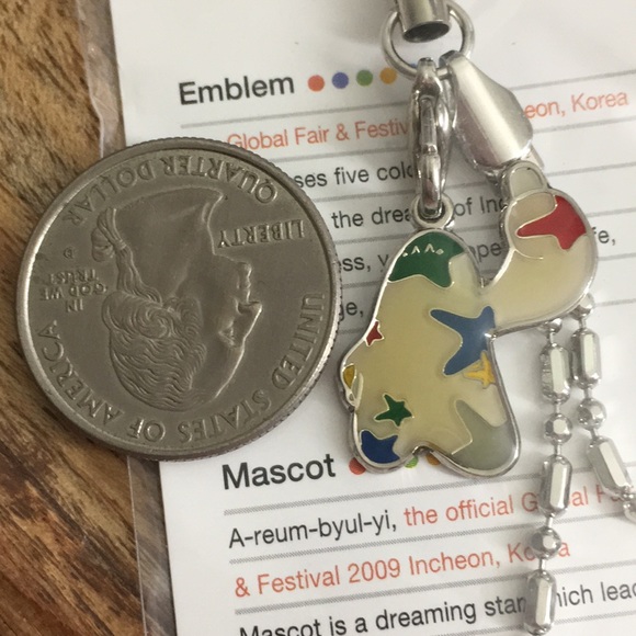 🖤2009 Global Fair & festival Korea key/bag charm - Picture 6 of 8